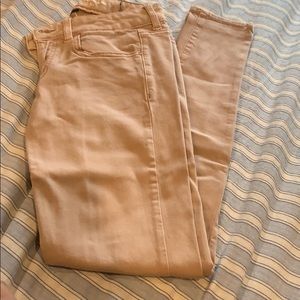 Blush color American Eagle skinny jeans